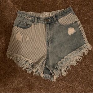 High Waisted Jean Shorts